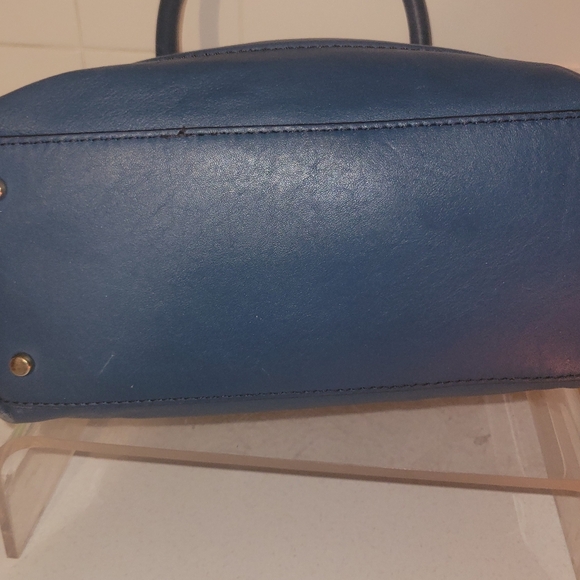 Kate Spade Blue Leather Satchel Bag - Picture 3 of 7